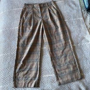 Brown High Waisted Petite Slacks